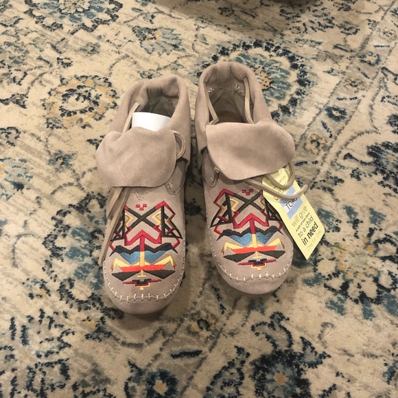 embroidered moccasins